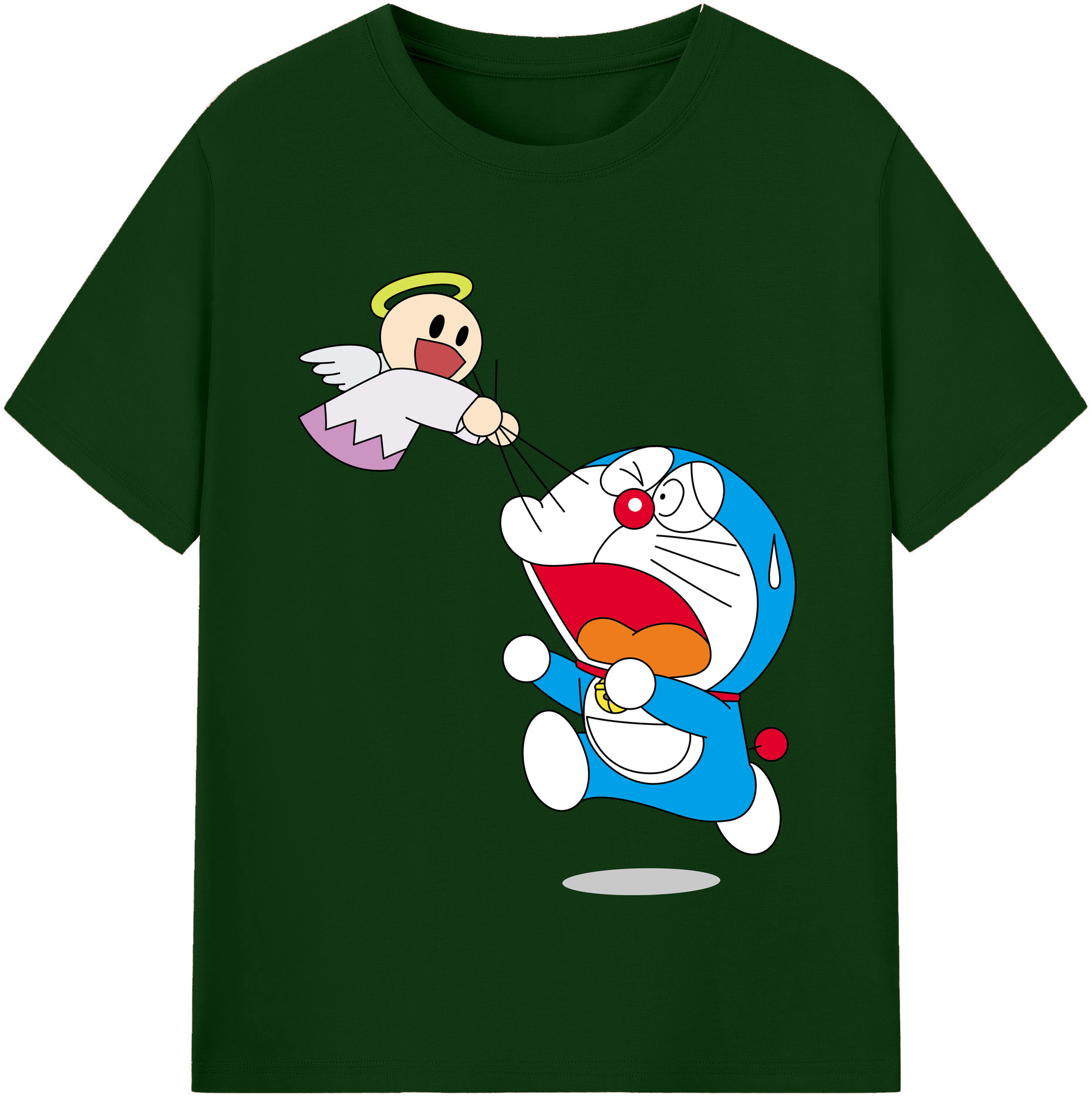 （画像用） ドラえもん Doraemon 綿100％半袖Tシャツ（フロントプリント）